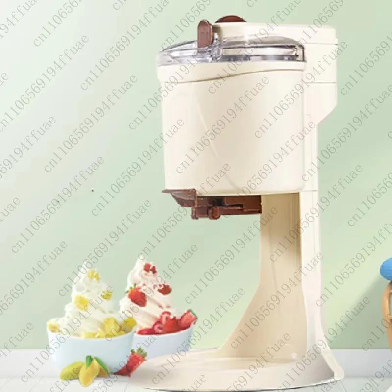 Home Soft-Serve Ice Cream Maker Compact Manual Plastic DIY Ice Cream Maker Home Kitchen Simple Ice Cream Maker