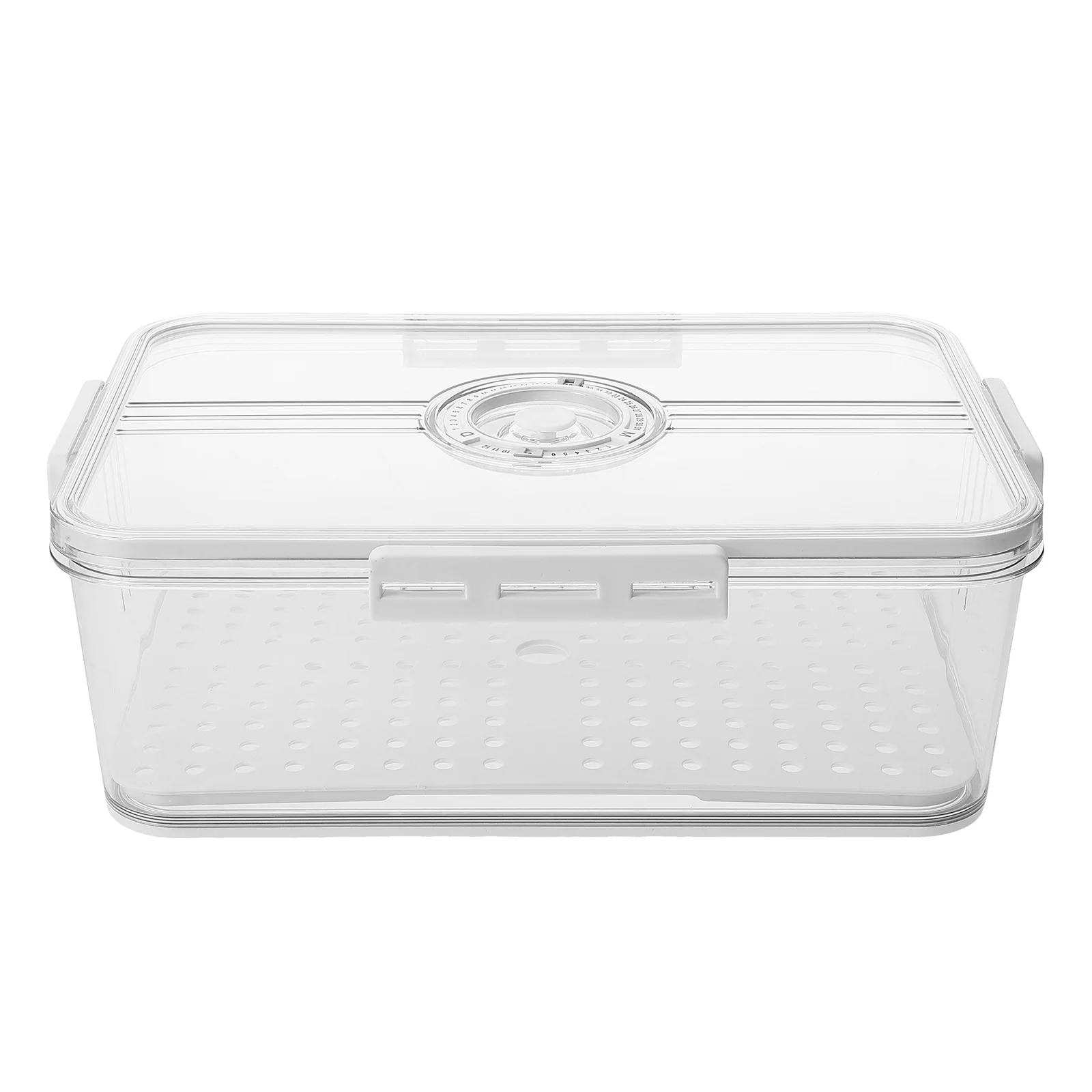 

Airtight Kitchen Countertop Timer Lid Fresh Keeping Organizer Reusable Bread Storage Toast Packing Box Fridge Food
