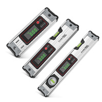 20/30/40/50cm Electronic Digital Display Level Ruler 90 Degree Magnetic Angle Meter Aluminum Alloy Level Protractor Inclinometer