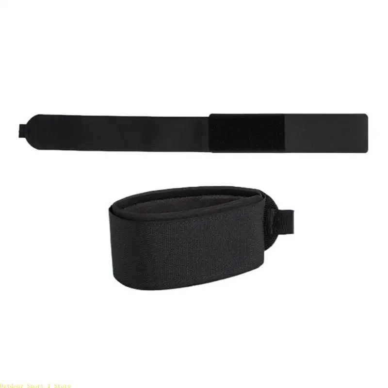 

A0KA 2Pcs Ski Fastening Strap Adjustable Ski Wraps Ties Ski Strap Fasteners Tape