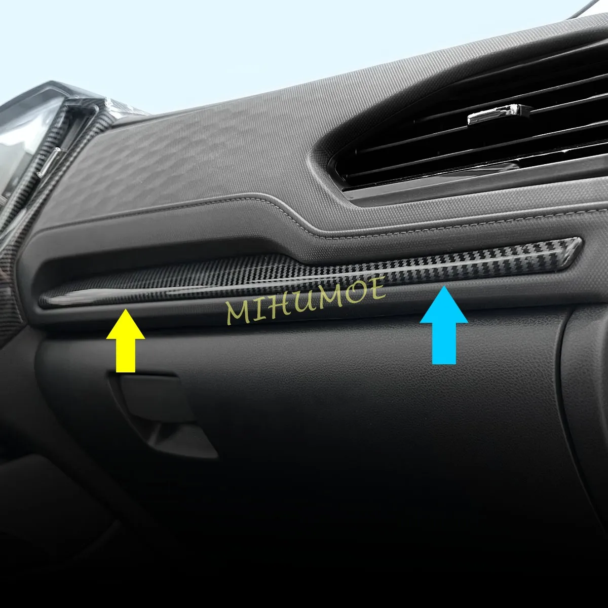 

Накладки на приборную панель центральной консоли из углеродного волокна, аксессуары для Subaru Forester 2025 2026