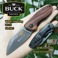 BK DA101 Folding Pocket Knife 440 Steel Blade Steel + Wood Handle High Quality Outdoor EDC Survival Camping Hiking Hunting Too