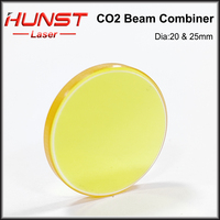 Hunst 10.6um Laser Beam Combiner Lens Diameter 20mm 25mm for CO2 Engraving Cutting Machine & Laser Marking Machine.