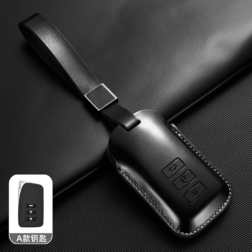 For Lexus RX350 NX300 Es300h Rx450h GS300 GX470 IS250 ES350 LX570 GX460 Nx300h Is300h Smart Remote Leather Car Key Case Cover