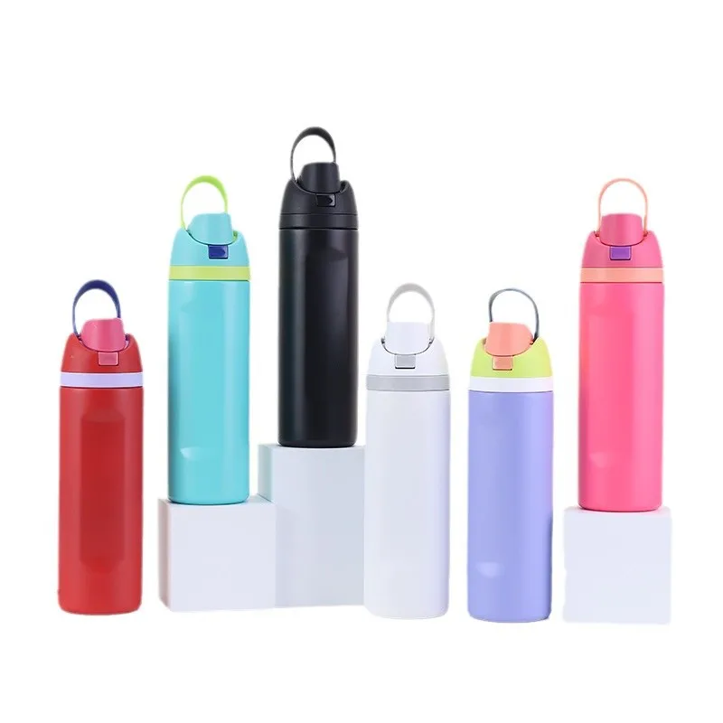 

Insulated Stainless Steel Water Bottle with Straw BPA-Free Sports Water Bottle Great for Travel 24Oz