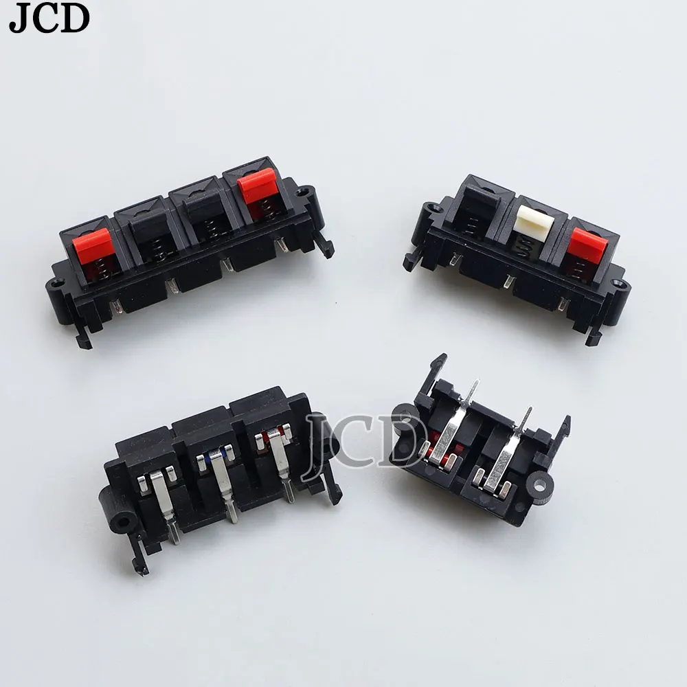 1 Pc Connector Jack 2/3/4Pin Speaker Amplifier Wire Clip Audio Socket WP2/3/4-19 LED Spring Terminal Switch Replace Parts