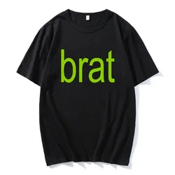 Charli XCX with Special Guest Shygirl T-Shirts Brat Album Retro Men/Women Clothing Aesthetic Unisex Streetwear Cotton TShirts