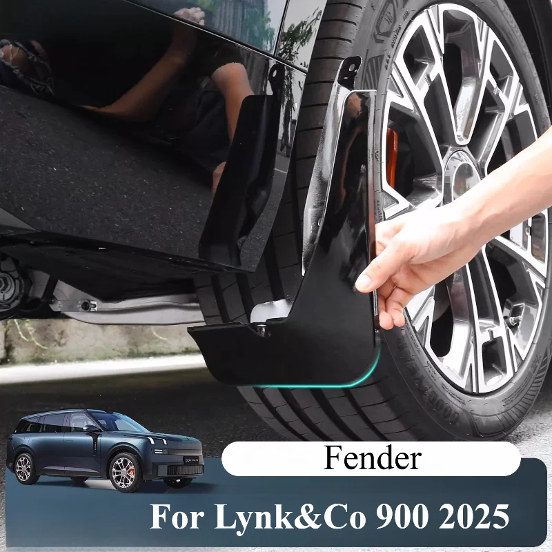 4 Pcs For Lynk&Co 900 2025 Special Mudguard ABS Material Car Protective Equipment Original Car Color Tire Guard