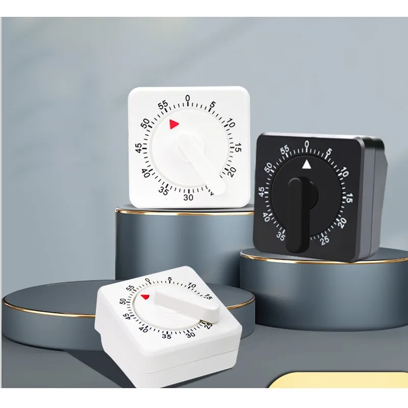 Kitchen Baking Countdown Timer Reminder Tool Student Learning Exam Time Manager Timer Plastic Rotating Mechanical Timer ZF644
