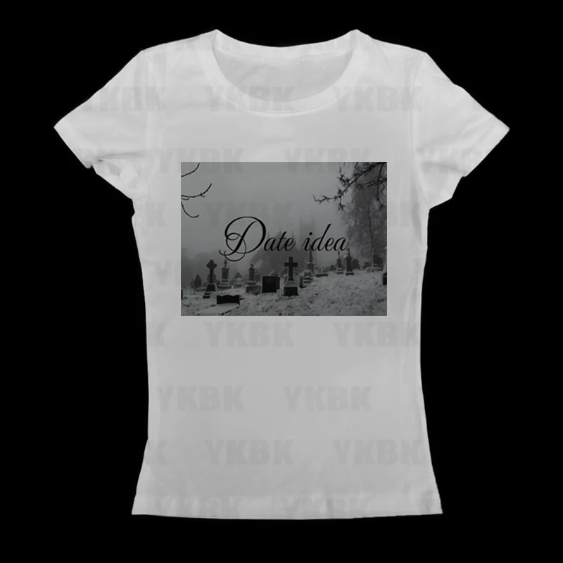 Vintage Crop Top Punk Damen Anime Print Baby T-Shirt Mode 2000er Jahre Top Y2k Stil Streetwear Kurzarm Niedlich Emo Mädchen Ästhetik