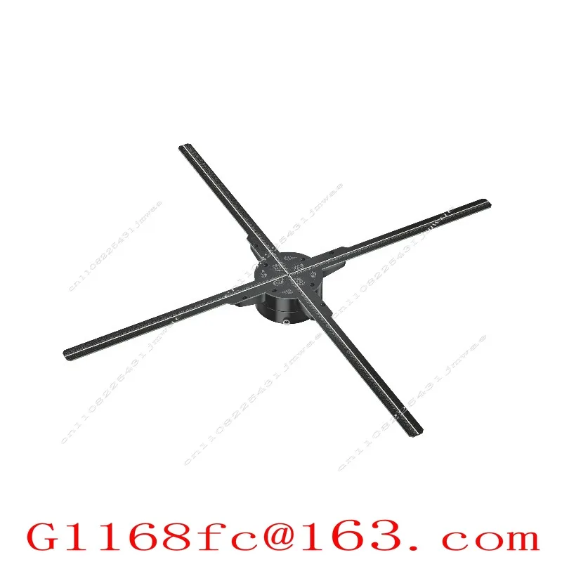 3D Holographic Advertising Technology 65cm 4 Blades High Resolution Display 3d Holographic LED Fan Projector