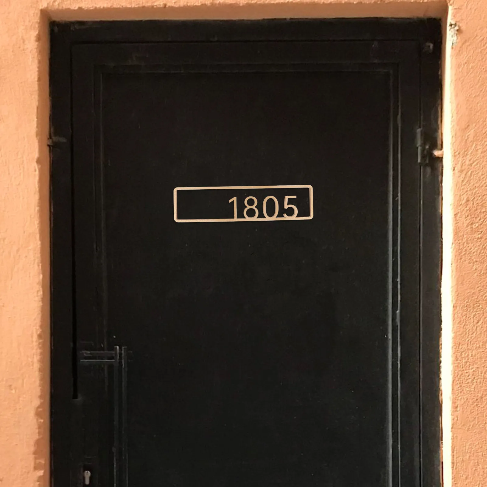 House Number Sign Adhesive Wall Plaque Door Hanging Address Number for Mailbox Apartment Hotel Office House Numbers Sign