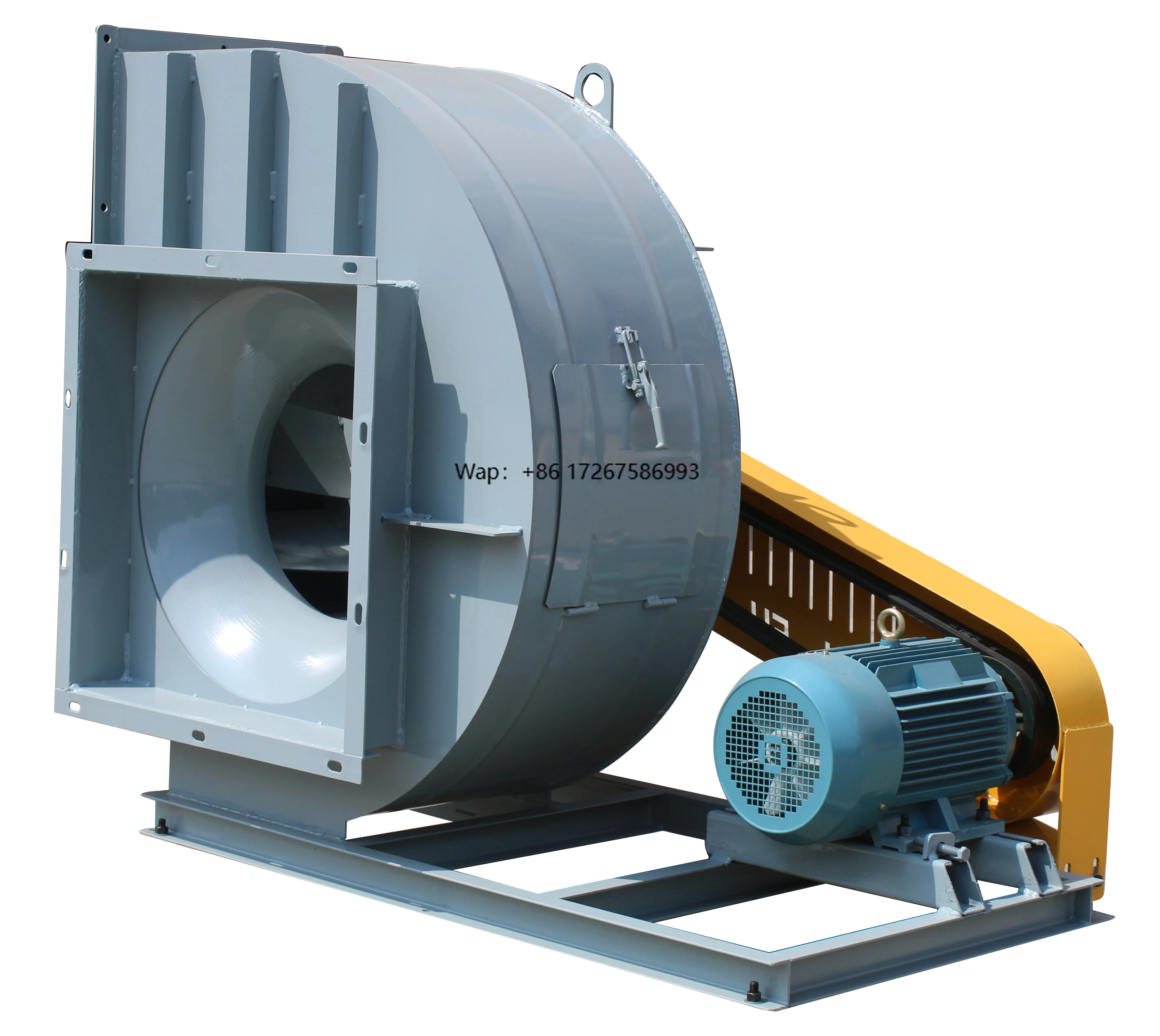 High Pressure Centrifugal Fan for Material Transportation Wood Chip Collection Environmental and Dust Removal Blower Fan