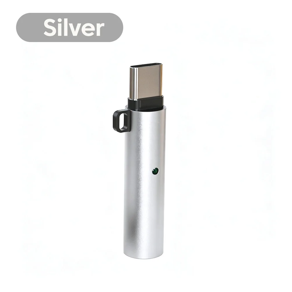 Tragbares Mini Typ-C Handy-Zigarettenanzünder Outdoor-Sicherheits-Luftgebläse USBC Zigarettenanzünder-Adapter für iPhone Samsung