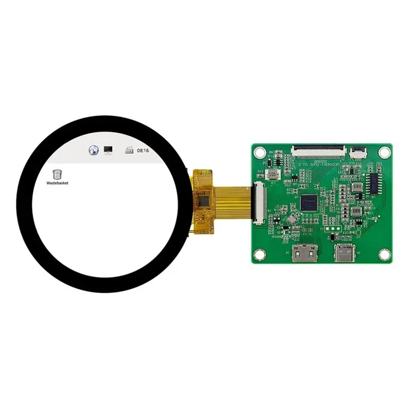 Pantalla LCD TFT redonda DSI c - Pi Display reseña y precio