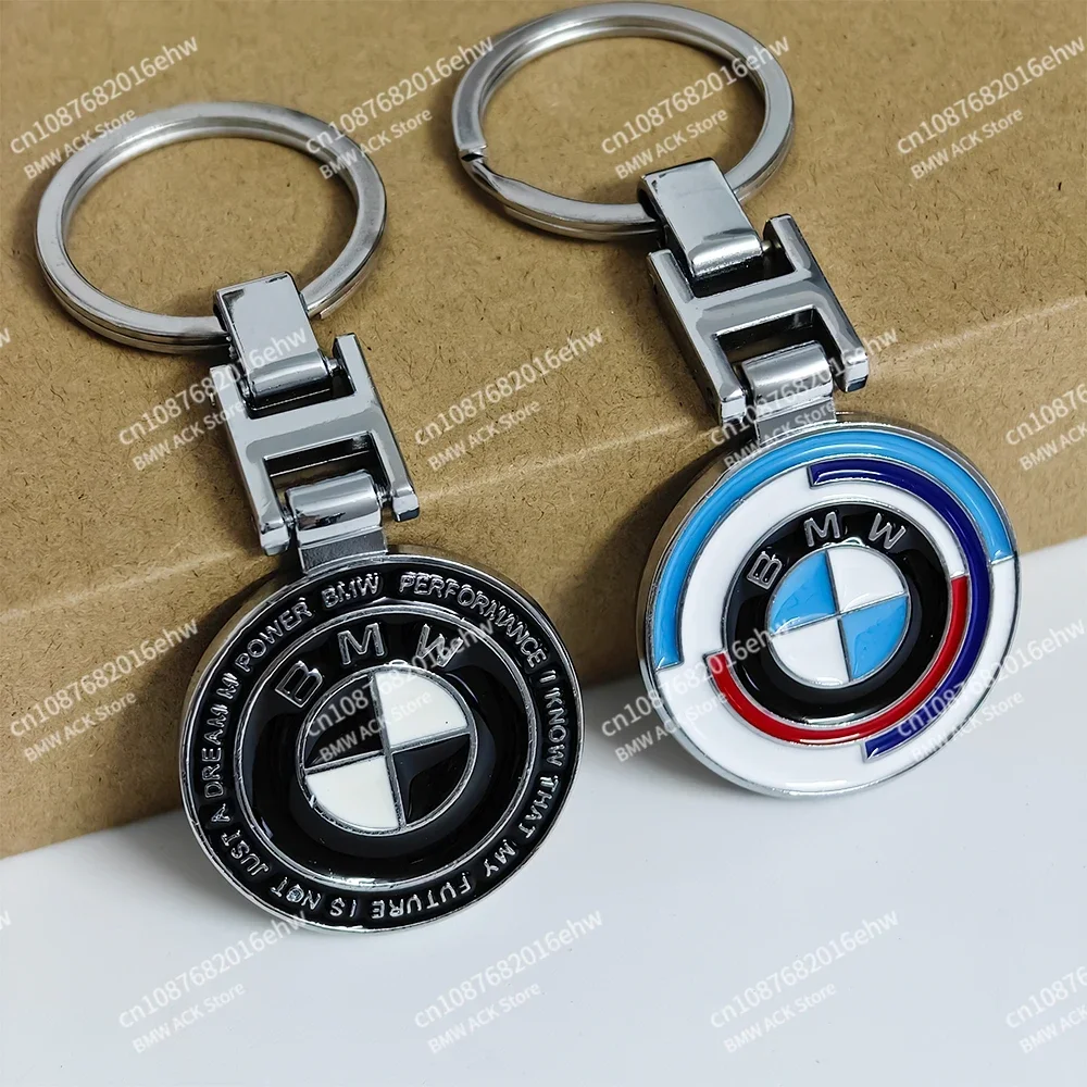 50th Anniversary Car Alloys Key Rings for BMW E90 E60 E91 F35 E93 G20 G30 G38 F12 G15 G16 X3 X5 X7 X8 M3 M5 Interior Mouldings