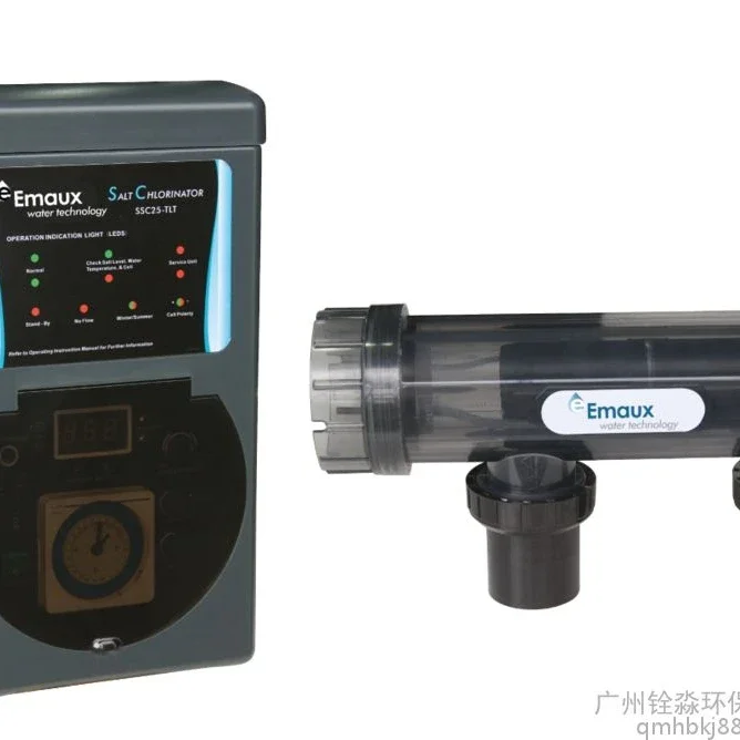 Swimming pool water treatment- automatic EMAUX Salt Chlorine Generator