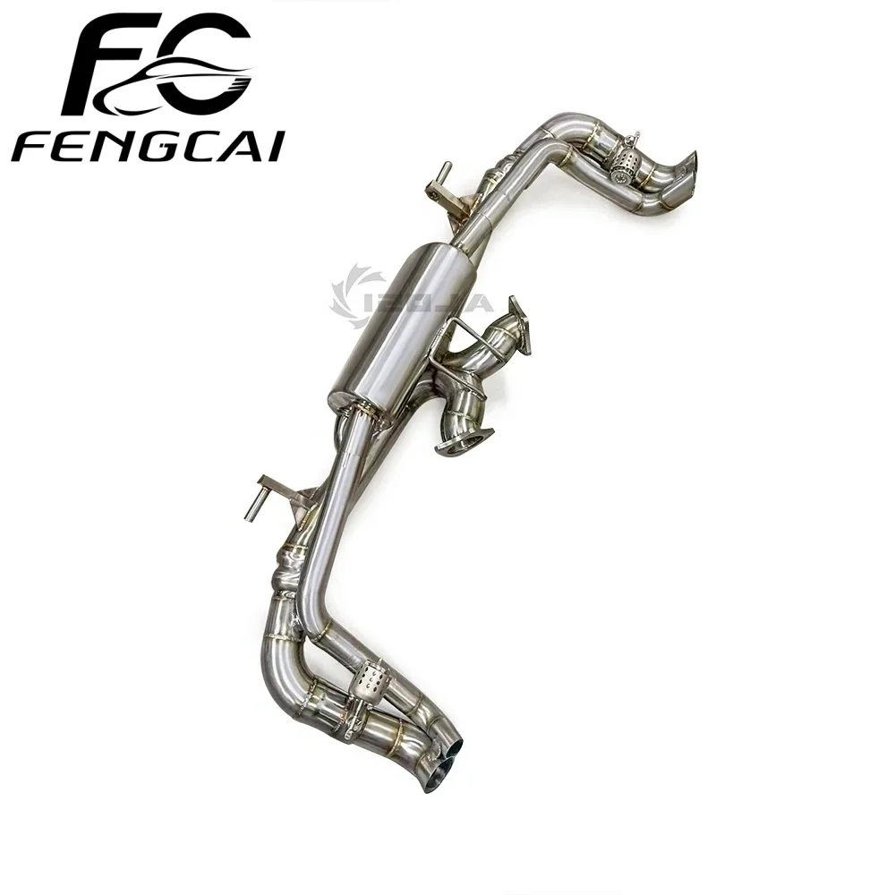 

High performance exhaust cat back for 2022 Audi R8 V10 5.2L stainless steel exhaust pipe muffler exhaust system retrofit