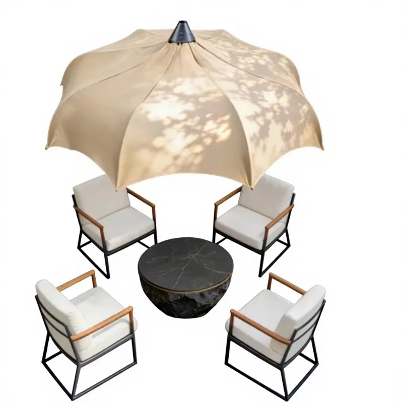 Stainless Steel Rod Banana Umbrella Cantilever Umbrella Outdoor Terrace Parasol Commercial Garden Umbrella Fast Delivery
