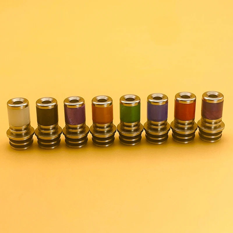 DSX 스테인레스 스틸 수지 510 드립 팁 RTA 탱크 분무기 용 3.5mm 내경 Dotaio 상자 전자 담배 액세서리