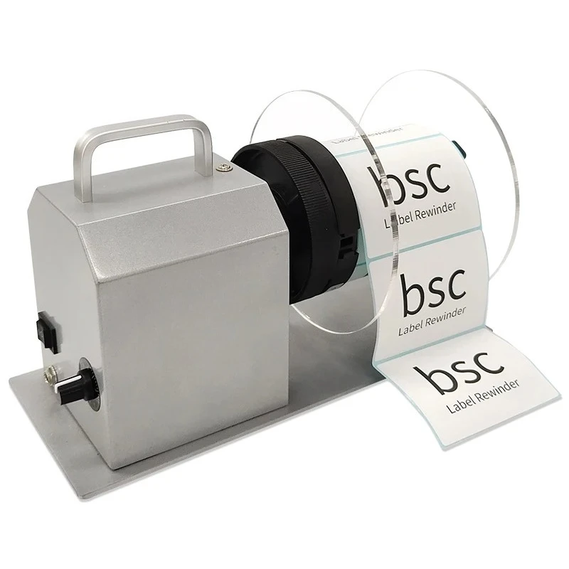 Mini DesktopRewinder for Maximum Width 90mm with Barcode Label Printer  Rewinding Machine