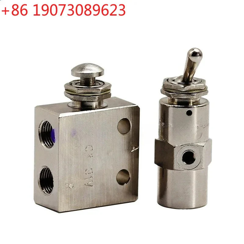 Válvula de palanca neumática TAC TAC-3V 3P 3S 4V 4P TAC2-31V 31P 41V 41P, válvula de ventilación mecánica, interruptor manual, accesorios, 10 unidades