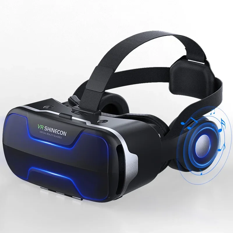 2024 G02ED VR shinecon 8.0 표준 에디션 및 헤드셋 버전, 가상 현실 3D VR 안경, 헤드셋 헬멧 옵션 컨트롤