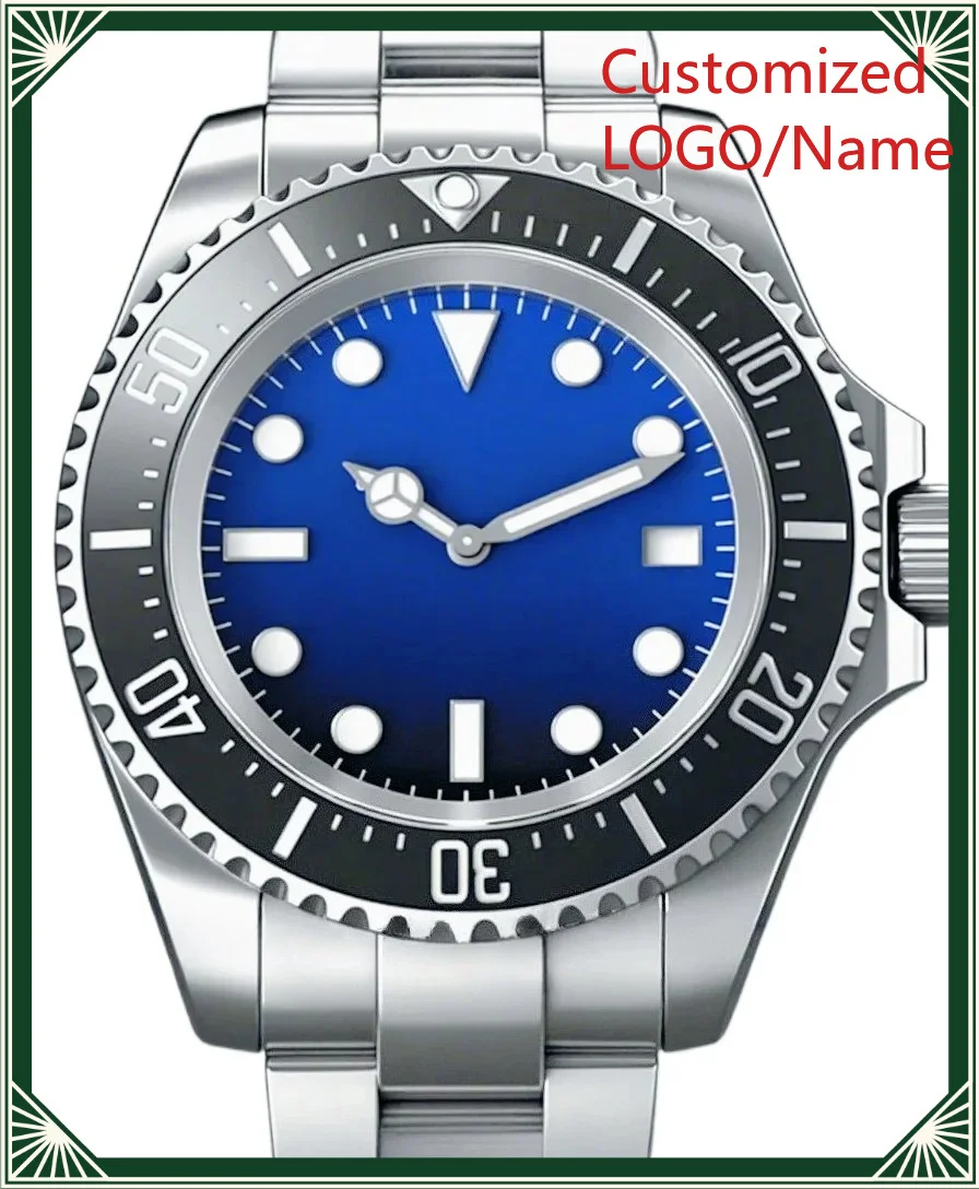 A1212 Store 44mm Men's Automatic Sports Watch, All-Black, Scratch-Resistant Stainless Steel Case Customized Watches view 3