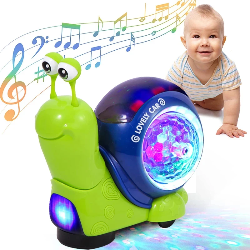 brinquedo-musical-interativo-caranguejo-caracol-dancarino-para-bebes-e-criancas-com-luzes-para-estimulacao-precoce-e-brincadeiras-de-engatinhar-presente-ideal-para-criancas