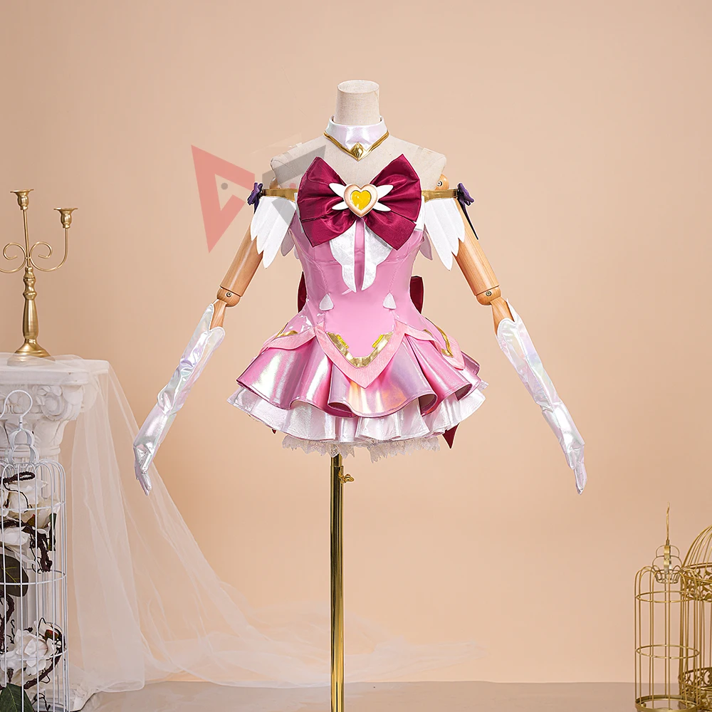 

New Juno Cosplay Costume Magic Girl Dress Wing Accessories For Game Party Custom Made
