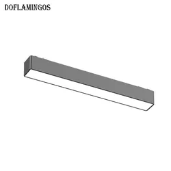 2026 High Quality Flood Spot Magnetic Track Light 48V RA90 ZIBEE LED Grille Living Room Home Line Lighting