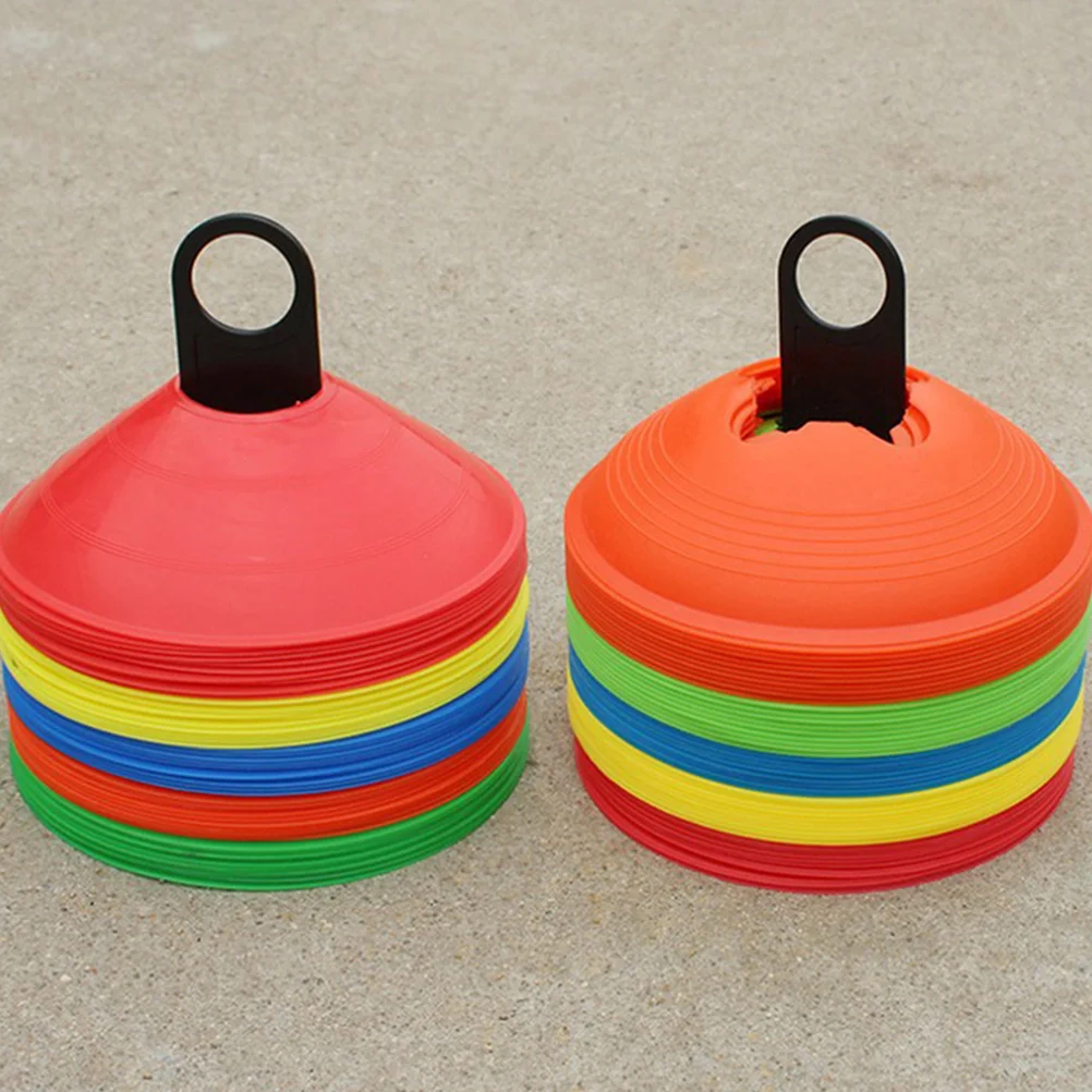 

6 Pcs Football Training Stand Sports Marking Cones Holder Plastic Disc Holders Soccer Disk Portable
