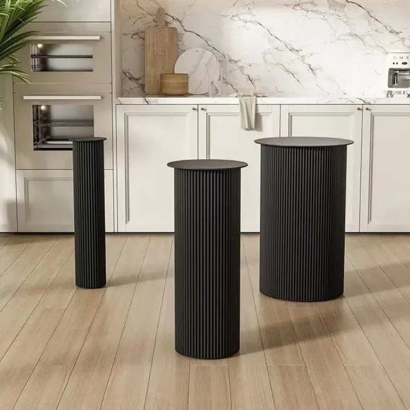 Single-Sided Oval Metal Table Legs Bar Stool Support Base For Kitchen Island Dining Table Cream Style Counter Height Desk Frame