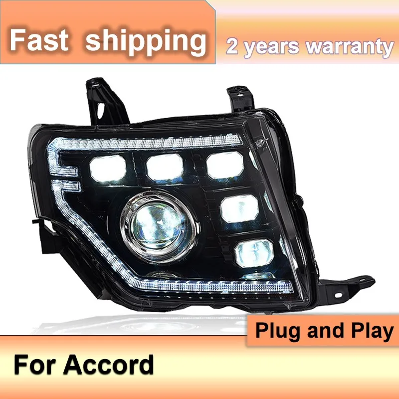 اكسسوارات السيارات لميتسوبيشي باجيرو المصابيح الأمامية 2006-2020 باجيرو V97 إضاءة أمامية V93 V95 B87 DRL بدوره إشارة منخفضة عالية شعاع Proj #3