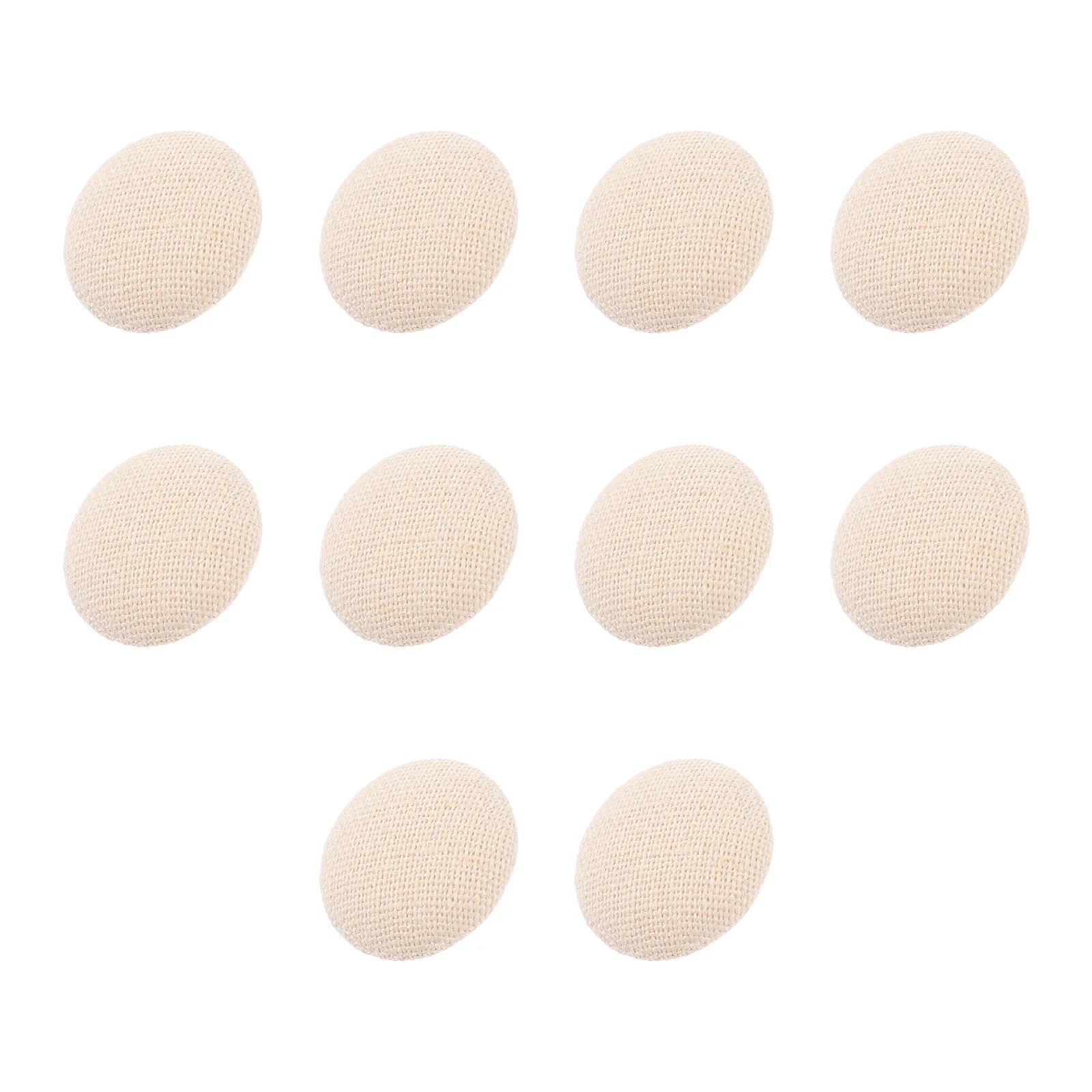 

Colorful Buckle Fabric Buttons for Clothing DIY Linen Beige Decorative Child Sewing Replacement Crafts Practical