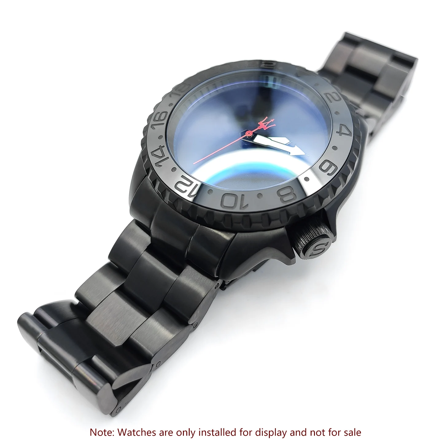 22mm Uhrenarmband für SKX007 Taucheruhr, Edelstahl, gebürstet, gebogen, mit massiven/hohlen Endgliedern, Uhrenband-Zubehör – Detail 8