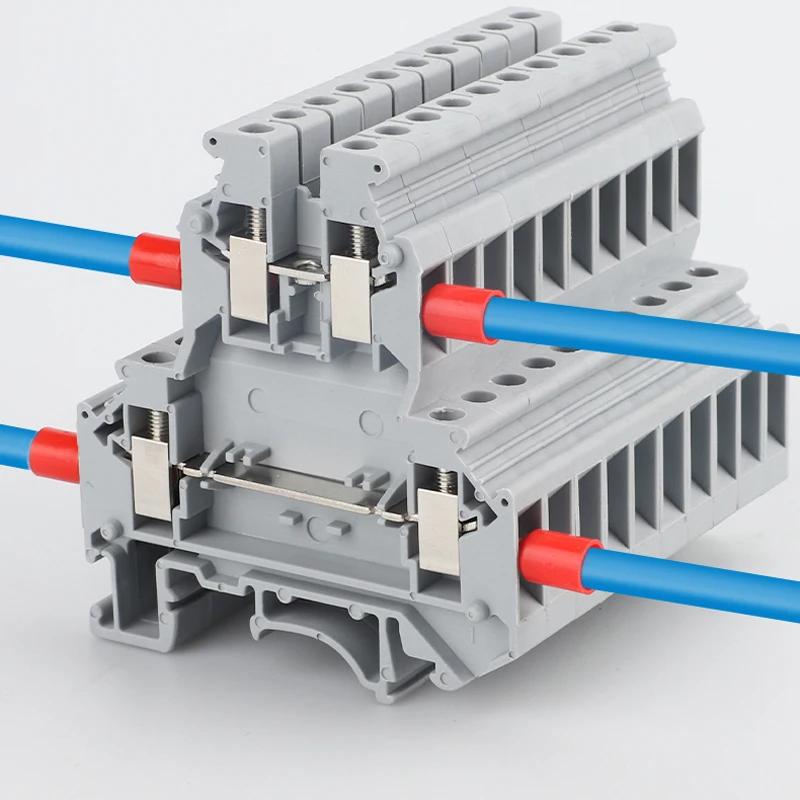 UKK3 Dual Layer DIN Rail Screw Clamp Terminal Blocks