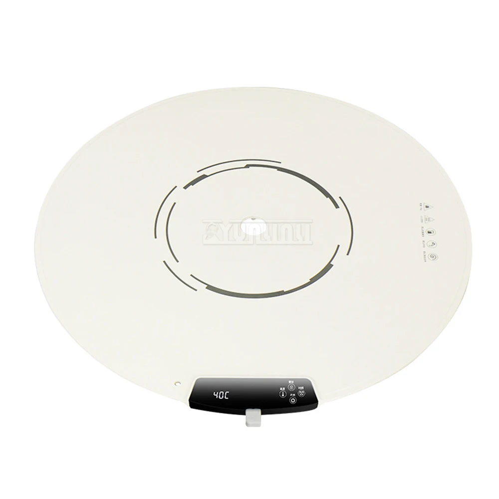 Round Heating Mat Insulation Board Household Flexible Silicone Hot Plate Folding Food Heating Pad