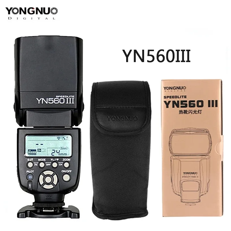 

YONGNUO YN560III Wireless Flash Speedlite For Canon Nikon Olympus Pentax Fuji SLR DSLR Camera Flashlight