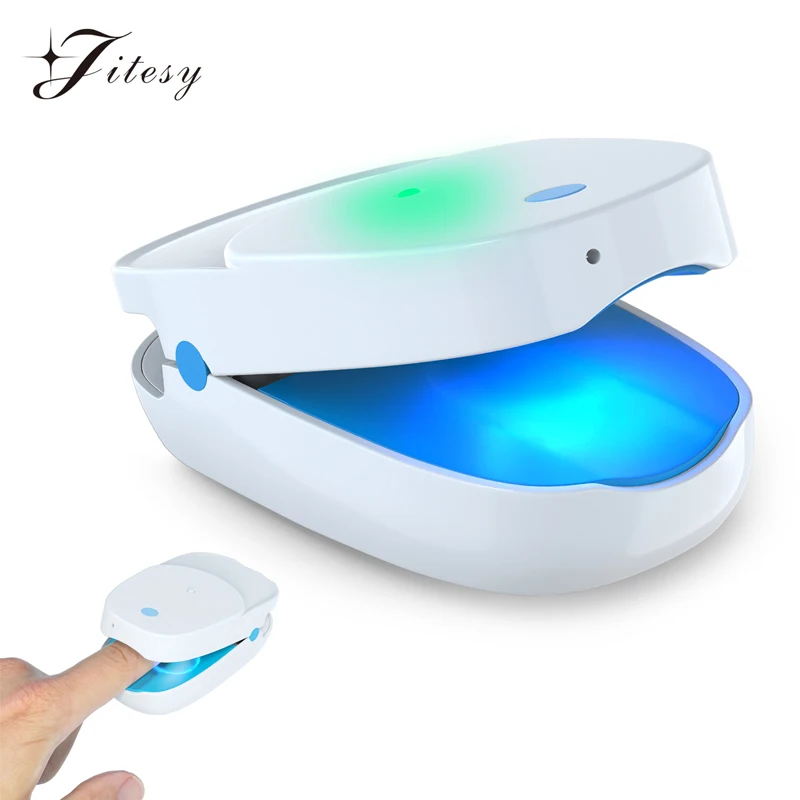 Nail Anti Fungus Laser Device 470nm Blue Light 905nm Infrared Light Fingernail Therapy Care for Toenail Onychomycosis Anti Fungal Nails Care Tool USB Home
