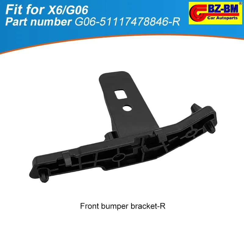 

Car Front Bumper grille fender Bracket Holder Guide for BMW X6 G06 M 51117478846 Right 51117478845 1117421854 51117458366