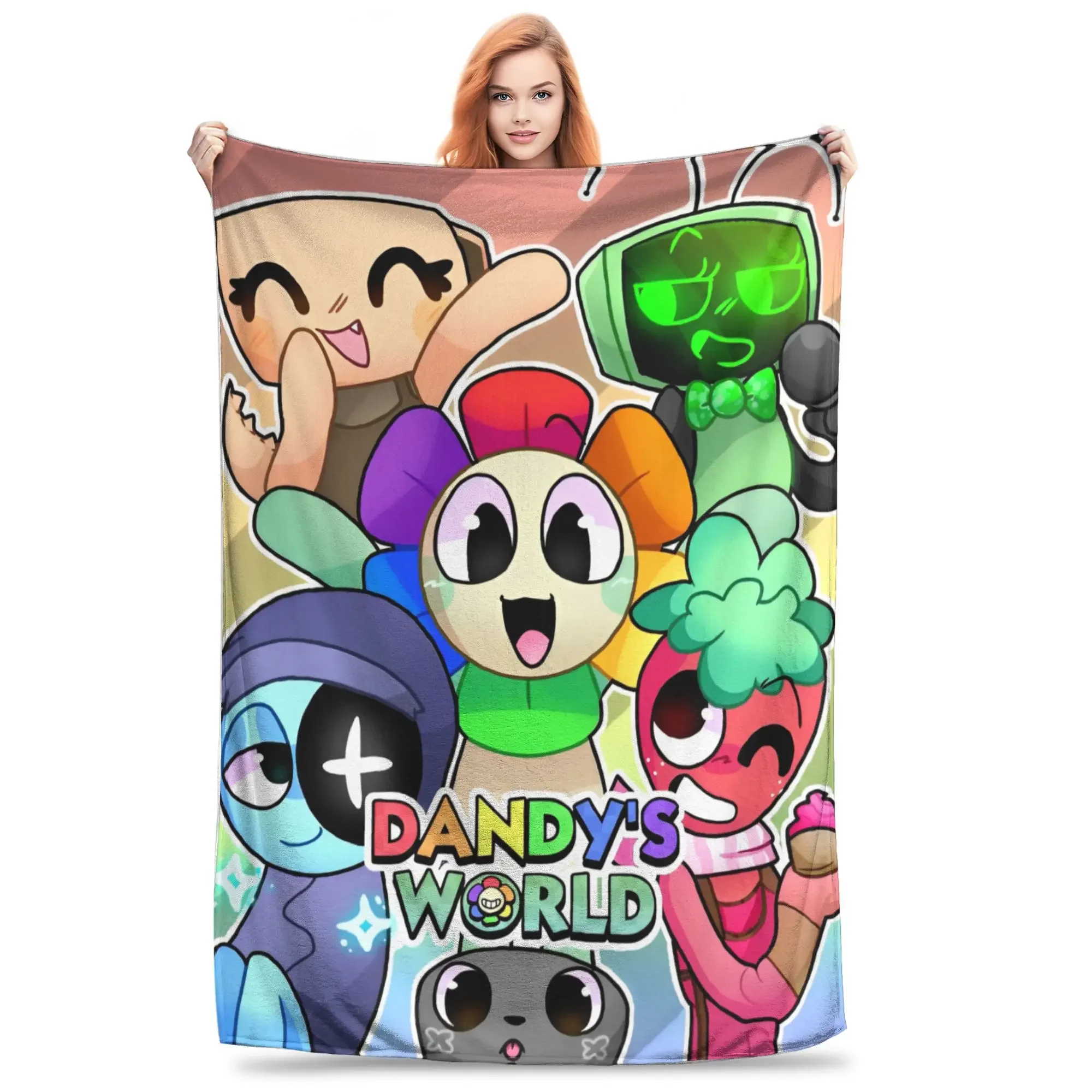 Dandys World Print Decke für Damen und Herren, warme, gemütliche, flauschige Überwurfdecke für Bett x Zoll, mehrere Größen erhältlich