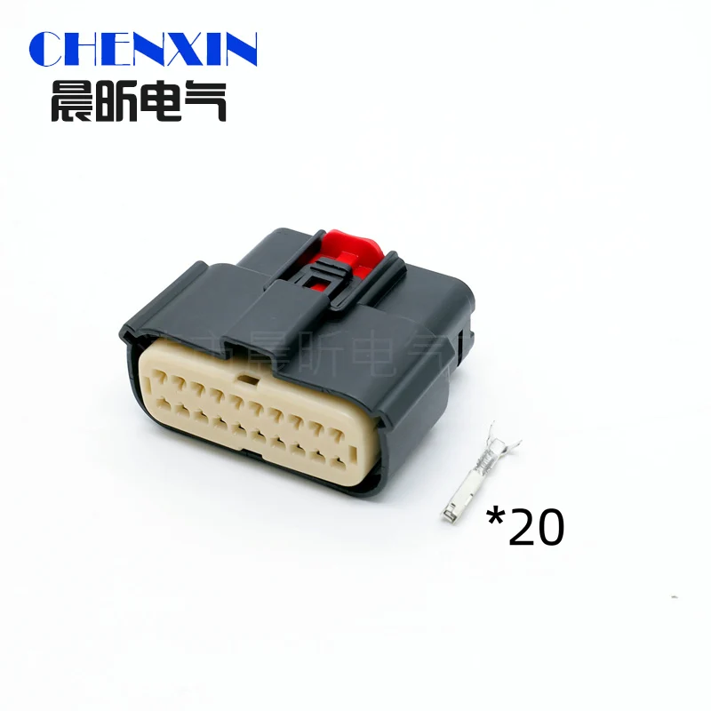 

20 Pin 33482-2132 33472-2001 Automotive Light Lamp Socket Connector For Ford Mondeo EDGE
