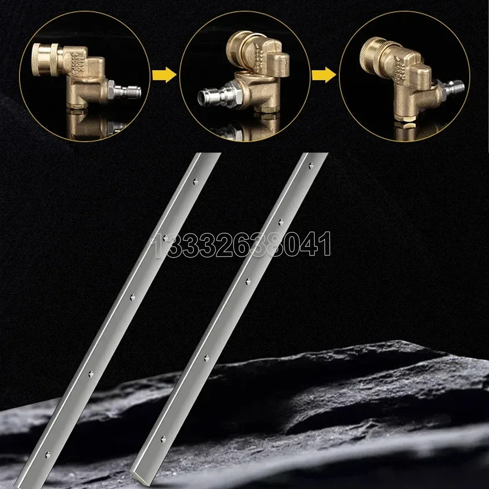 Blowing Water Tank Nozzle Car Free Water Tank Cleaning Tool Radiator Cleaning Rod Large Truck Water Tank Cleaning Artifact