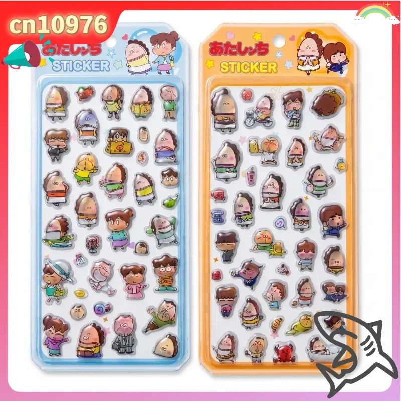 40pcs 3d Stereo Crystal Stickers Anime Cartoon Embossed Decals For Luggage Laptop Scrapbook Phone Case Diy Decoration Hot Sell