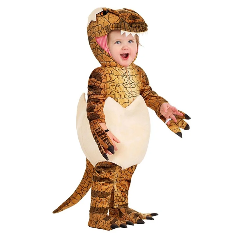 

2021 Kids Toddler Dinosaur Eggshell Costumes Girls Boys Halloween Cosplay Children Dino Pretend Game Party Role Play Dress Up