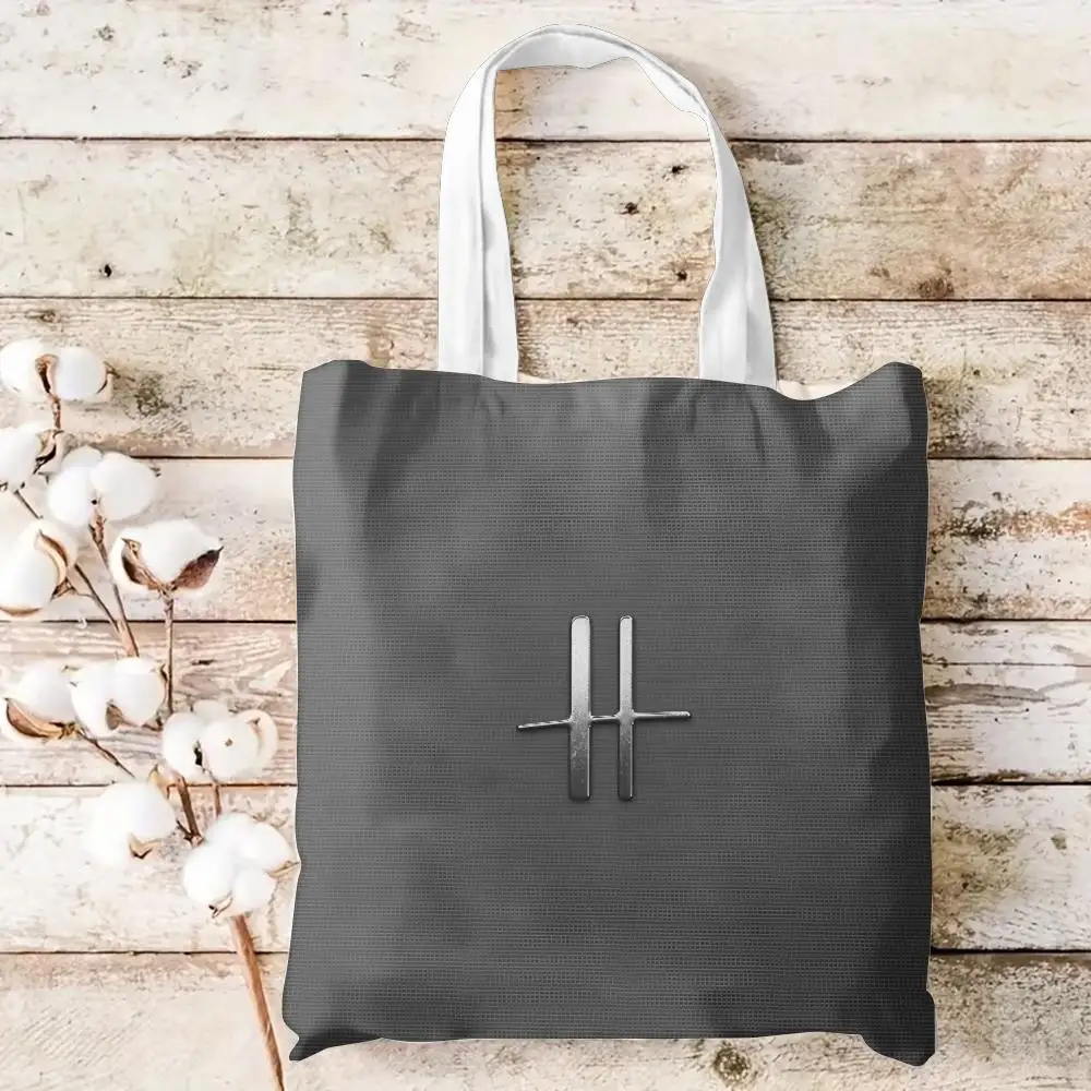 London L-Harrods Knightsbridge Storage Bags Canvas Tote Bag Women Large Capacity Reusable Eco Shopping Bag Shoulder Handbag view 2