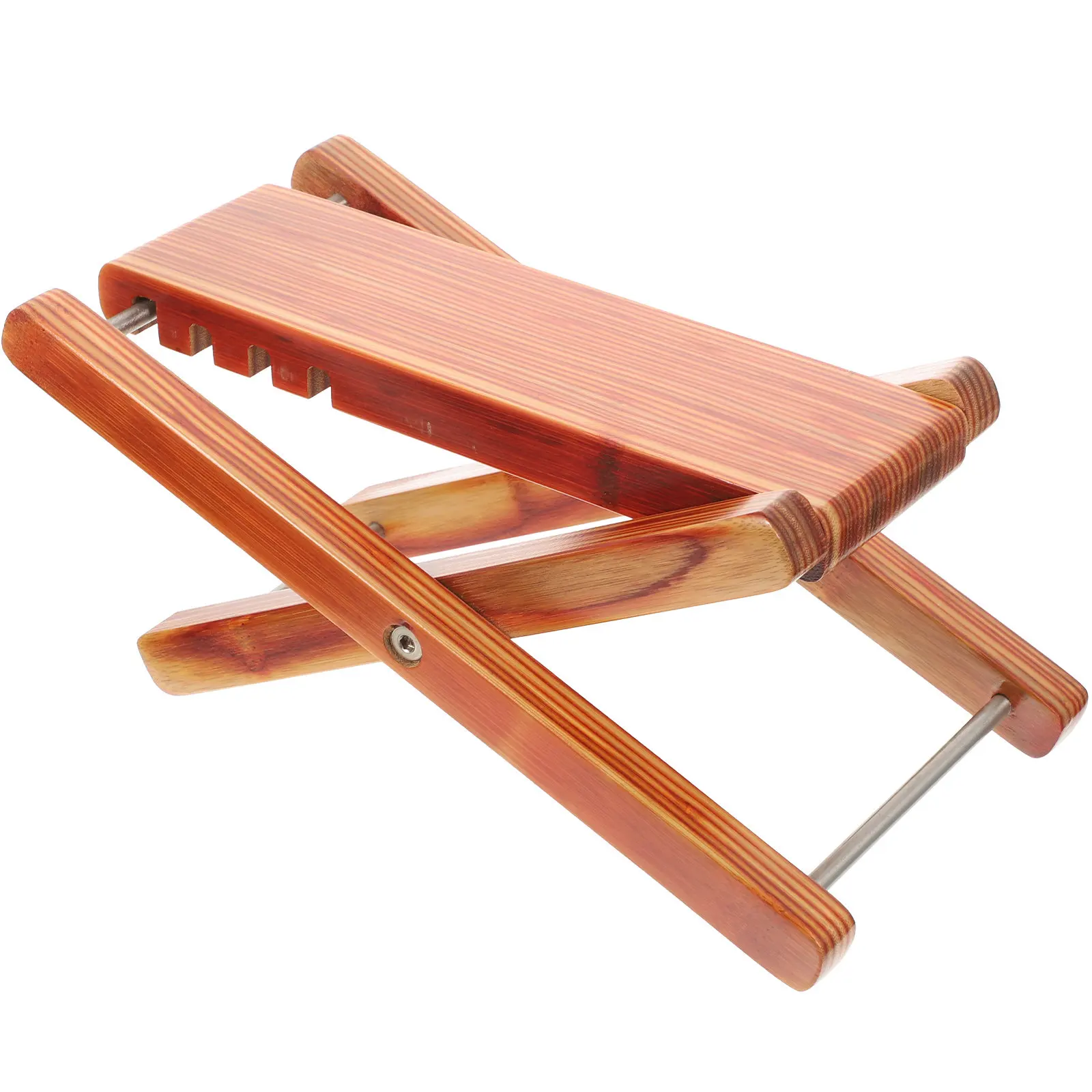 

Бамбуковая подставка для педикюра с нескользящим покрытием для домашнего салона, маникюра, портативная подставка для ног, подставка для ухода за гитарой