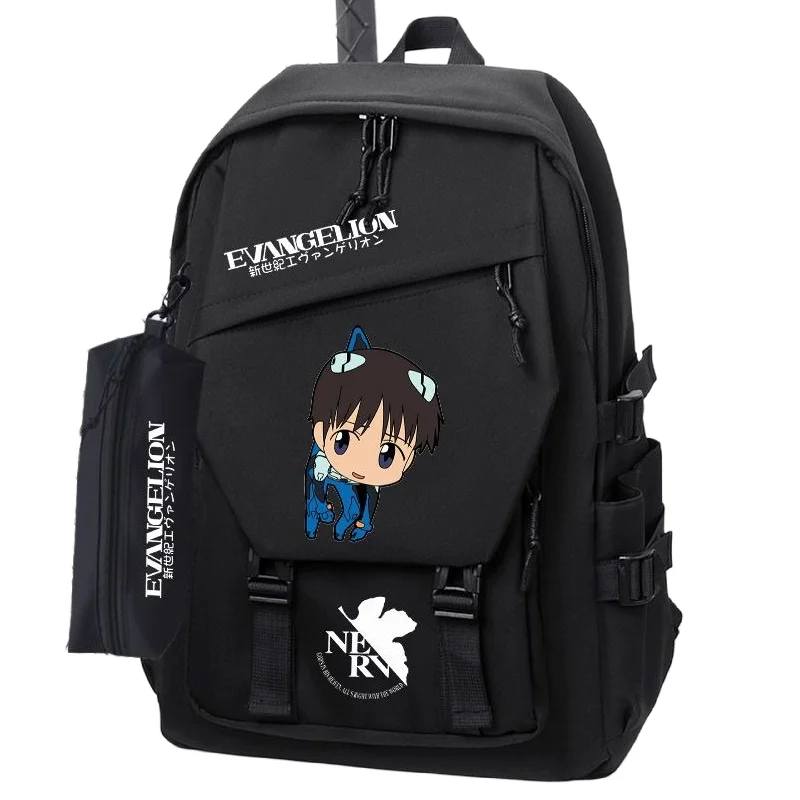 Neon Genesis Evangelion EVA No. 1 Children\'s Cartoon Cute School Bag Creative Personality Large Capacity Casual Fashion Backpack