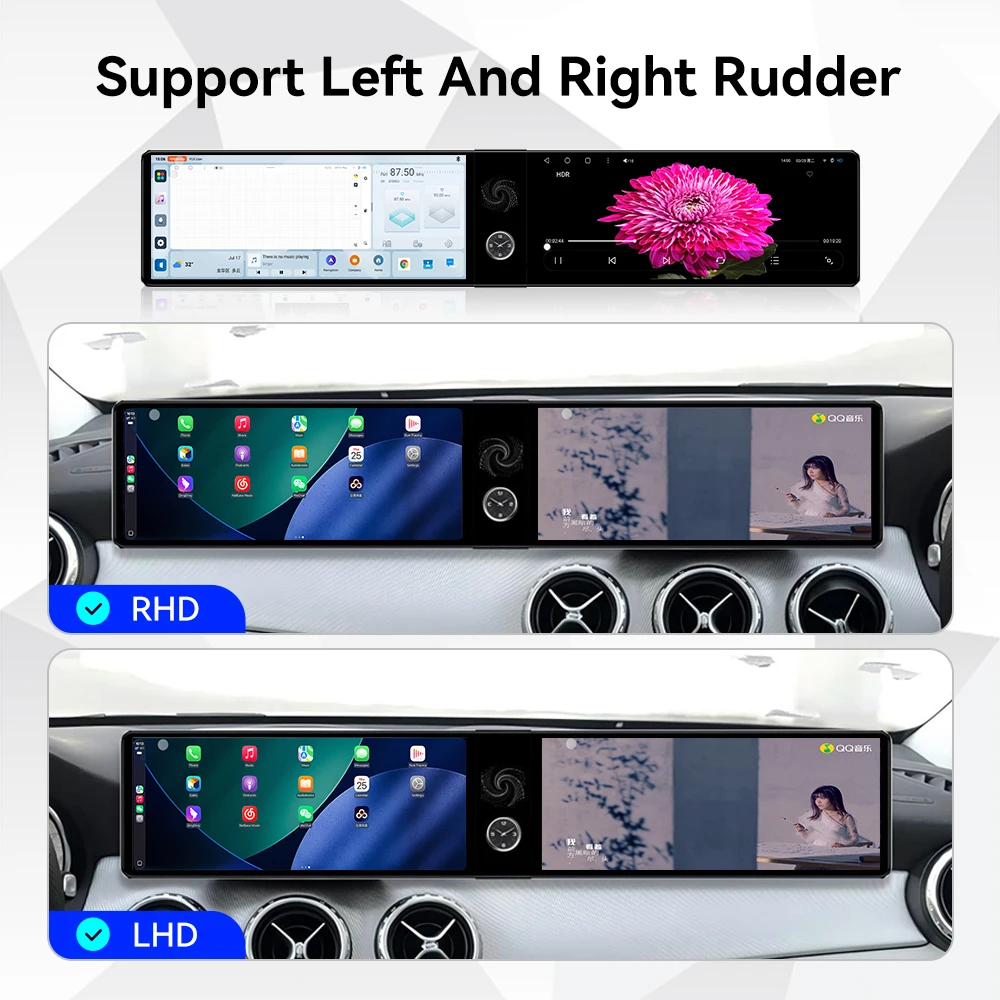 For Benz GLA200 250 2013~2015 Android Auto Dual screen interaction Radio Stereo Receiver Multimedia Player Navigation Head Unit